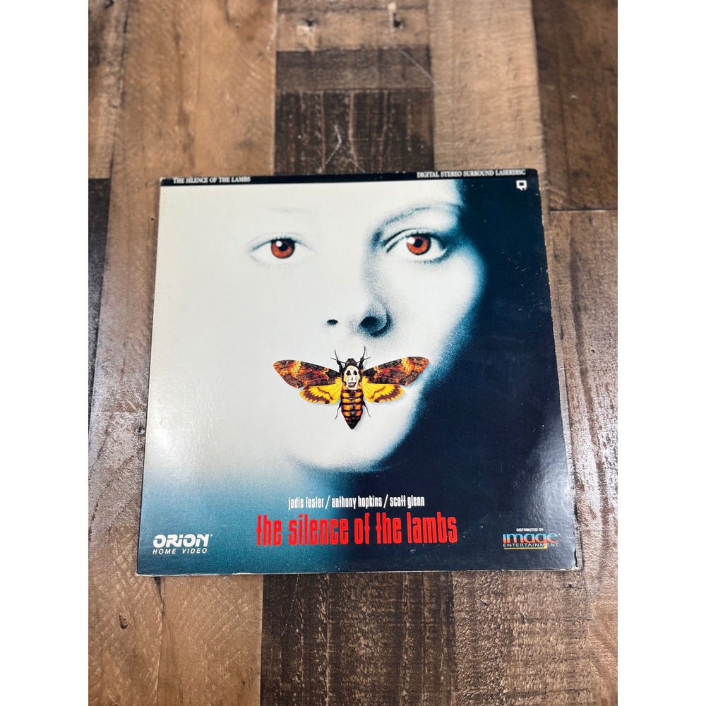 The‎ Silence of the Lambs LaserDisc 1991 Orion Home Video ID7434OR Jodie Foster